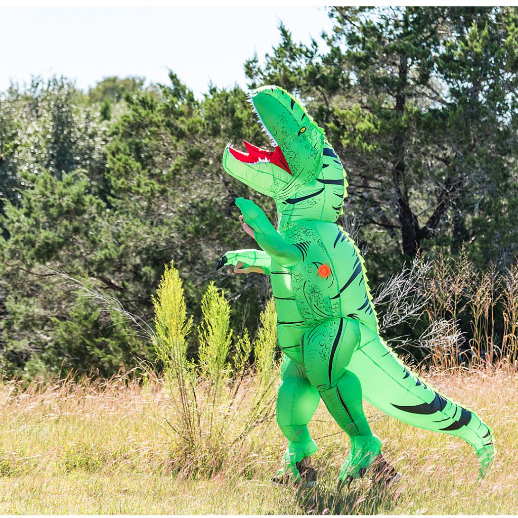 Teenage T-rex for Halloween